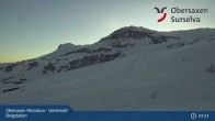 Archiv Foto Webcam Obersaxen Mundaun: Untermatt Bergstation 07:00