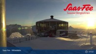 Archiv Foto Webcam Saas-Fee - Mittelallalin 07:00