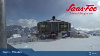 Archiv Foto Webcam Saas-Fee - Mittelallalin 08:00