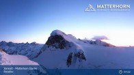 Archived image Webcam Zermatt: Matterhorn Glacier Paradise 01:00