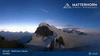 Archiv Foto Webcam Zermatt - Matterhorn Glacier Paradise 23:00