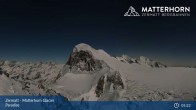 Archiv Foto Webcam Zermatt - Matterhorn Glacier Paradise 23:00
