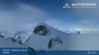 Archiv Foto Webcam Zermatt - Matterhorn Glacier Paradise 01:00