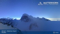 Archived image Webcam Zermatt: Matterhorn Glacier Paradise 04:00