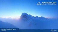 Archived image Webcam Zermatt: Matterhorn Glacier Paradise 04:00
