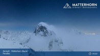 Archiv Foto Webcam Zermatt - Matterhorn Glacier Paradise 04:00