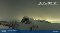 Archived image Webcam Zermatt: Matterhorn Glacier Paradise 20:00