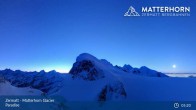 Archived image Webcam Zermatt: Matterhorn Glacier Paradise 04:00