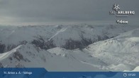 Archived image Webcam St Anton: Valluga mountain 06:00