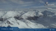 Archived image Webcam St Anton: Valluga mountain 16:00
