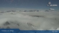 Archived image Webcam St Anton: Valluga mountain 10:00