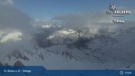 Archived image Webcam St Anton: Valluga mountain 18:00