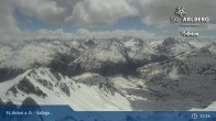 Archived image Webcam St Anton: Valluga mountain 12:00