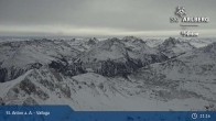 Archived image Webcam St Anton: Valluga mountain 10:00