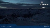 Archived image Webcam St Anton: Valluga mountain 06:00