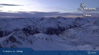 Archived image Webcam St Anton: Valluga mountain 07:00