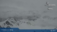 Archived image Webcam St Anton: Valluga mountain 08:00