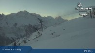 Archiv Foto Webcam St. Anton - Galzig Bergstation 07:00