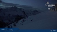 Archived image Webcam Galzig Top Station - St. Anton 06:00