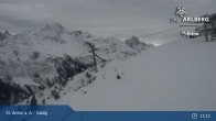 Archived image Webcam Galzig Top Station - St. Anton 10:00