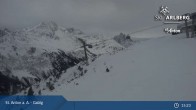 Archived image Webcam Galzig Top Station - St. Anton 14:00