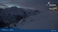 Archived image Webcam Galzig Top Station - St. Anton 06:00