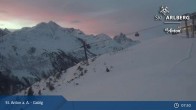 Archived image Webcam Galzig Top Station - St. Anton 07:00