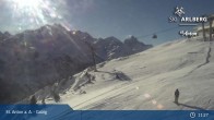 Archived image Webcam Galzig Top Station - St. Anton 10:00