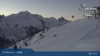 Archived image Webcam Galzig Top Station - St. Anton 07:00