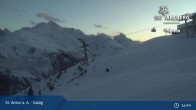 Archived image Webcam Galzig Top Station - St. Anton 02:00