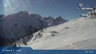 Archiv Foto Webcam St. Anton - Galzig Bergstation 10:00