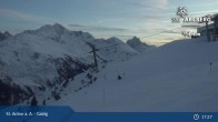 Archived image Webcam Galzig Top Station - St. Anton 00:00