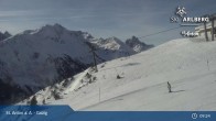 Archiv Foto Webcam St. Anton - Galzig Bergstation 08:00