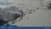 Archiv Foto Webcam St. Anton - Galzig Bergstation 08:00