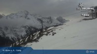 Archiv Foto Webcam St. Anton - Galzig Bergstation 07:00