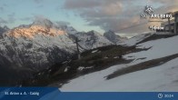 Archiv Foto Webcam St. Anton - Galzig Bergstation 02:00