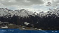 Archived image Webcam Mountain Restaurant Gampen / Top Station Gampenbahn 12:00