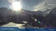 Archiv Foto Webcam St. Anton - Bergstation Gampenbahn 08:00