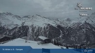 Archiv Foto Webcam St. Anton - Bergstation Gampenbahn 07:00