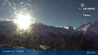 Archiv Foto Webcam St. Anton - Bergstation Gampenbahn 08:00