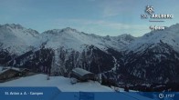 Archived image Webcam Mountain Restaurant Gampen / Top Station Gampenbahn 02:00