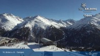 Archiv Foto Webcam St. Anton - Bergstation Gampenbahn 14:00