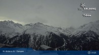 Archived image Webcam Mountain Restaurant Gampen / Top Station Gampenbahn 06:00