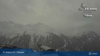 Archived image Webcam Mountain Restaurant Gampen / Top Station Gampenbahn 08:00