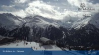 Archiv Foto Webcam St. Anton - Bergstation Gampenbahn 10:00