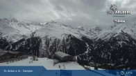 Archiv Foto Webcam St. Anton - Bergstation Gampenbahn 12:00