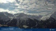 Archiv Foto Webcam St. Anton - Bergstation Gampenbahn 08:00