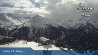 Archiv Foto Webcam St. Anton - Bergstation Gampenbahn 10:00