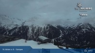 Archiv Foto Webcam St. Anton - Bergstation Gampenbahn 18:00