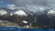 Archiv Foto Webcam St. Anton - Bergstation Gampenbahn 16:00